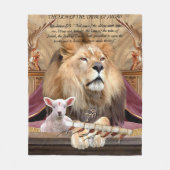 Couverture Polaire Lion de la tribu de Judah (Devant)