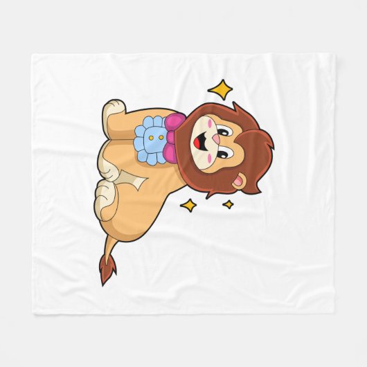 Couverture Polaire Lion en Gentleman avec Cravate.PNG (Devant (Horizontal))