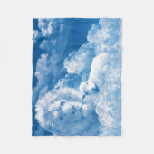 Couverture Polaire Lion et agneau dans les nuages (Devant)