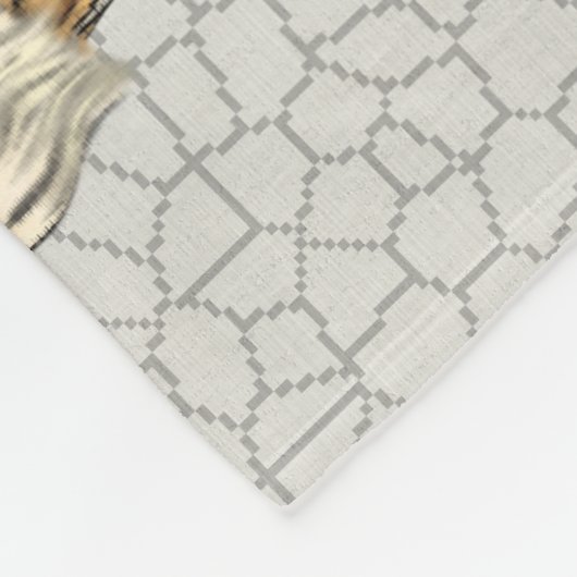 Couverture Polaire Lion Fleece Blanche (Coin)