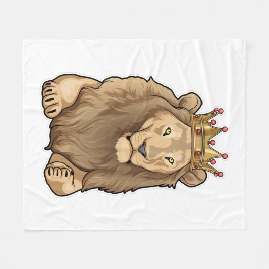 Couverture Polaire Lion King (Devant (Horizontal))