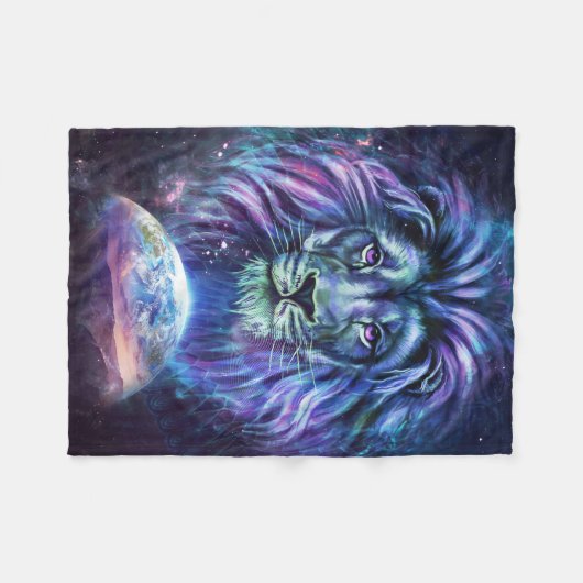 Couverture Polaire Lion Lovely Lion (Devant (Horizontal))