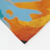 Couverture Polaire Lion majestueux protégeant les forêts (Coin)