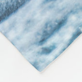 Couverture Polaire Lion neige couché animal d'art (Coin)