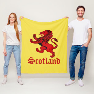 Couverture Polaire Lion rampant écossais/Lion rampant antique Sotland
