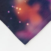 Couverture Polaire Lion royal dans la conception forestière enchantée (Coin)