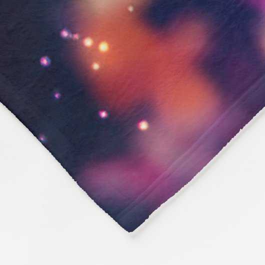 Couverture Polaire Lion royal dans la conception forestière enchantée (Coin)