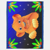 Couverture Polaire Lionceau (Devant)