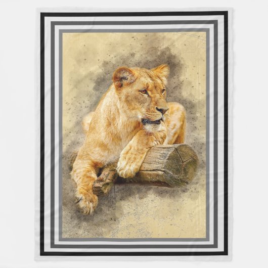 Couverture Polaire Lioness (Devant)
