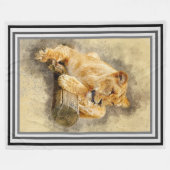 Couverture Polaire Lioness (Devant (Horizontal))