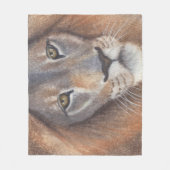 Couverture Polaire Lion's Eyes (Devant)