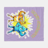 Couverture Polaire Liquid Strength – Funny Juice & Water Muscle Desig (Devant (Horizontal))