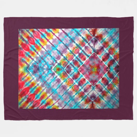 Couverture Polaire Liquid Vector Pattern Fleece Blanket (Devant (Horizontal))