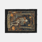 Couverture Polaire Lire En Paix Squelette Halloween Lire Livres Inter (Devant (Horizontal))