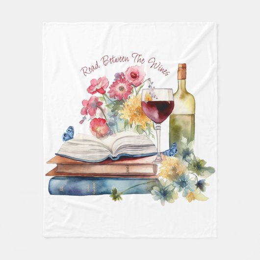 Couverture Polaire Lire entre les vins (Devant)