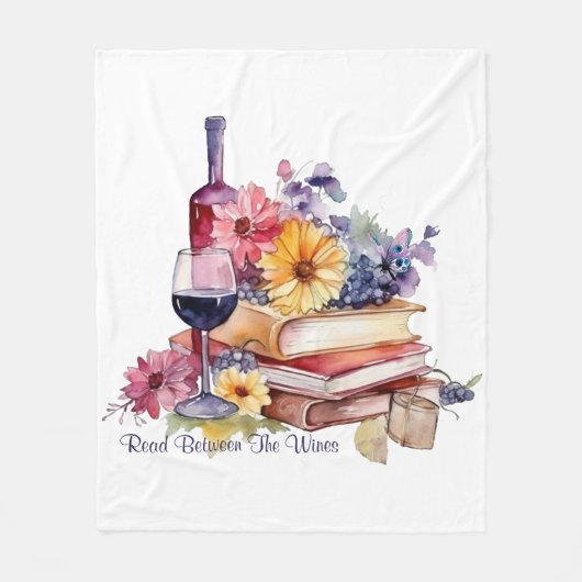 Couverture Polaire Lire entre les vins (Devant)