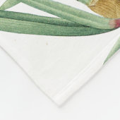Couverture Polaire L'iris botanique fleurit le jardin floral (Coin)
