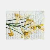 Couverture Polaire Lis et texte (Devant (Horizontal))