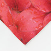 Couverture Polaire Lis rouges de jardin de photo de fleur (Coin)