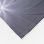 Couverture Polaire Lit de fleurs Art Fractal Abstrait tendance brilla (Coin)