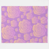 Couverture Polaire Lit de Rose (Devant (Horizontal))