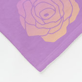 Couverture Polaire Lit de Rose (Coin)