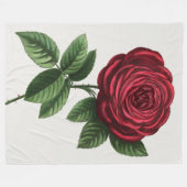 Couverture Polaire Lithographie de rose antique, François-Frédéric Gr (Devant (Horizontal))