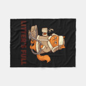 Couverture Polaire Litter’s Full Funny Cat Lovers Christmas Xmas  (Devant (Horizontal))