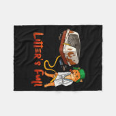 Couverture Polaire Litter’s Full Funny Cat Lovers Christmas Xmas Mpy  (Devant (Horizontal))