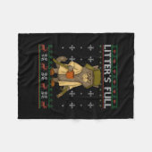 Couverture Polaire Litter's Full Funny Parody Outfit Sarcastic Christ (Devant (Horizontal))