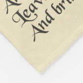 Couverture Polaire Little Bo-Peep : Pépinière classique Kate Greenawa (Coin)