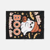 Couverture Polaire Little Boo Est Presque Dû Mignonne Grossesse Hallo (Devant (Horizontal))