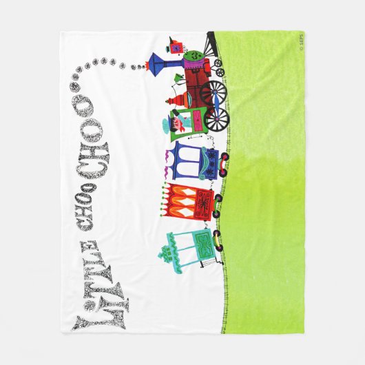 Couverture Polaire Little Choo Choo (Devant)