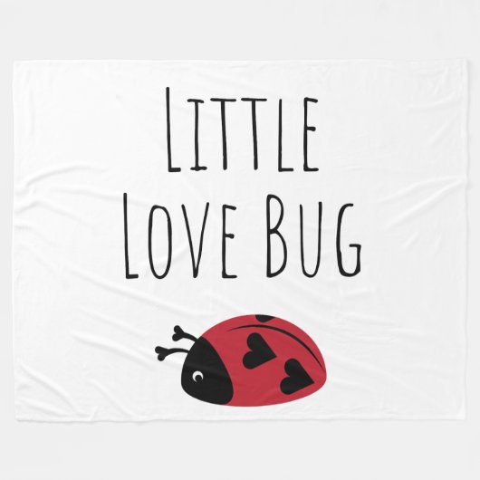 Couverture Polaire Little Love Bug - (Devant (Horizontal))