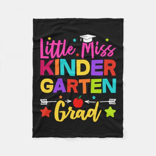 Couverture Polaire Little Miss Kindergarten (Devant)