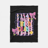 Couverture Polaire Little Miss Third Grade First Day Of 3rd Grade Coq (Devant)