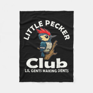 Couverture Polaire Little Pecker Club Chemise Avant Et Arrière