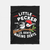 Couverture Polaire Little Pecker Club Lil Gents Fabriquant Des Dents (Devant)