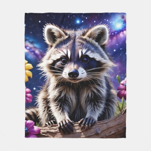 Couverture Polaire Little Raccoon (Devant)