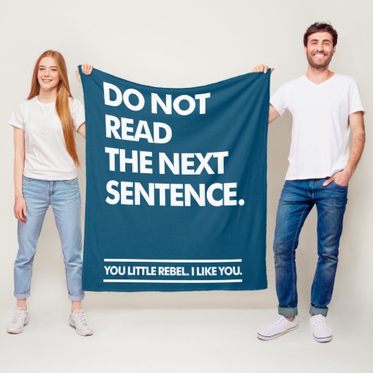 Couverture Polaire Little Rebel (En situation)