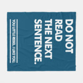 Couverture Polaire Little Rebel (Devant (Horizontal))