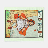 Couverture Polaire Little Red Riding Hood Vintage Cute (Devant (Horizontal))