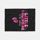 Couverture Polaire Little Valentine In The Making Valentine's Day Pre (Devant (Horizontal))