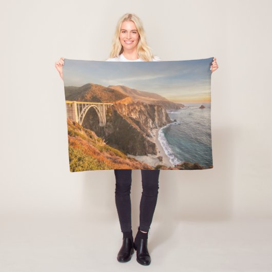 Couverture Polaire Littoral | Bixby Bridge, Big Sur Californie (En situation)
