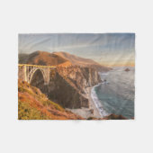 Couverture Polaire Littoral | Bixby Bridge, Big Sur Californie (Devant (Horizontal))