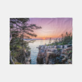 Couverture Polaire Littoral | Parc national Ravens Nest Acadia Maine (Devant (Horizontal))