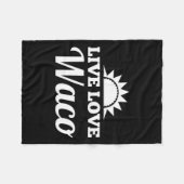 Couverture Polaire Live Love Waco (Devant (Horizontal))