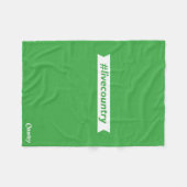 Couverture Polaire #LiveCountry (Devant (Horizontal))