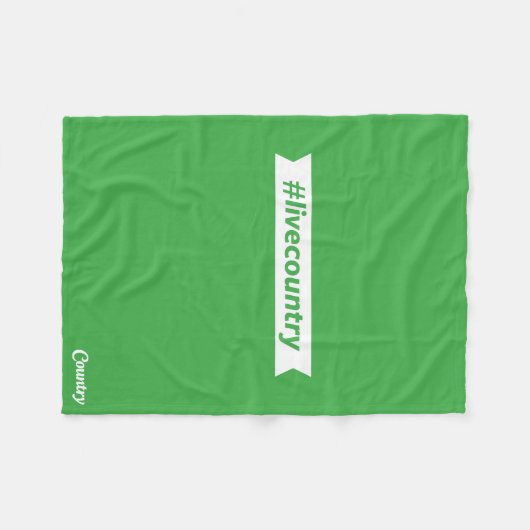 Couverture Polaire #LiveCountry (Devant (Horizontal))