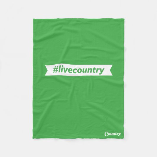 Couverture Polaire #LiveCountry (Devant)